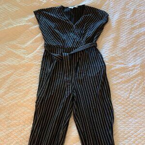 People Tree Striped Jumpsuit Size 10